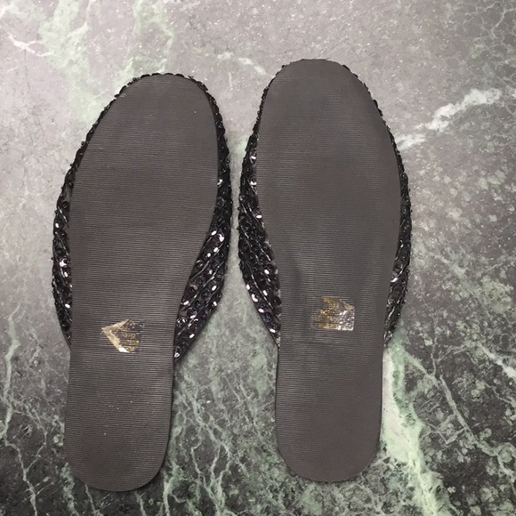STEVE MADDEN black sequin flats - Picture 3 of 3